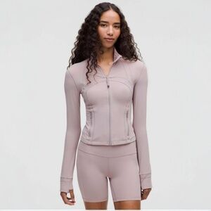 Lululemon Cropped Define Jacket Mauve Gray 8